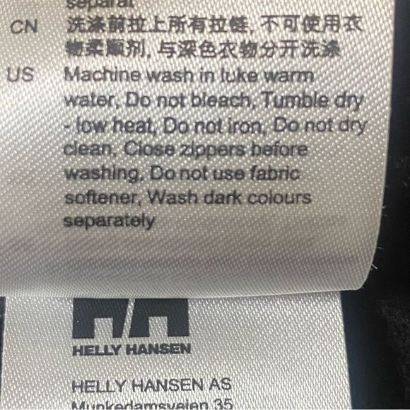 Helly Hansen Black Fleece Jacket Size Large - Picture 6 of 11